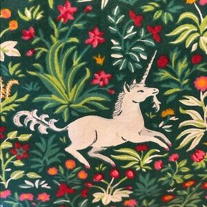 Printfresh Dark Green Botanical Print Fabric